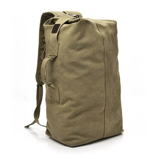 Multifunctional Canvas Molle Backpack Duffle Bag