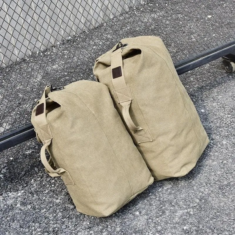 Multifunctional Canvas Molle Backpack Duffle Bag