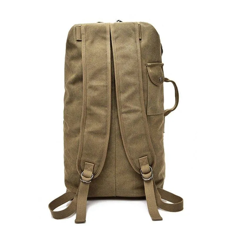 Multifunctional Canvas Molle Backpack Duffle Bag