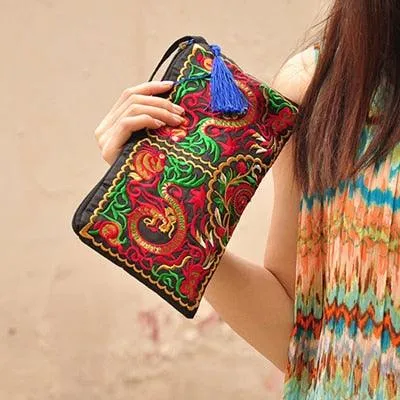 National handbag female long wallet