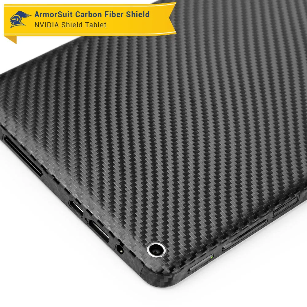 NVIDIA SHIELD Screen Protector   Black Carbon Fiber Skin