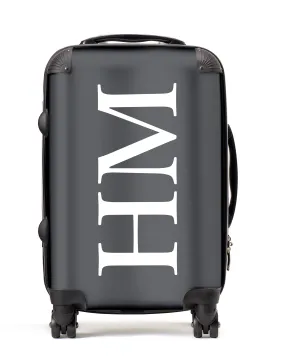 Personalised Suitcase | Smoke Monogram
