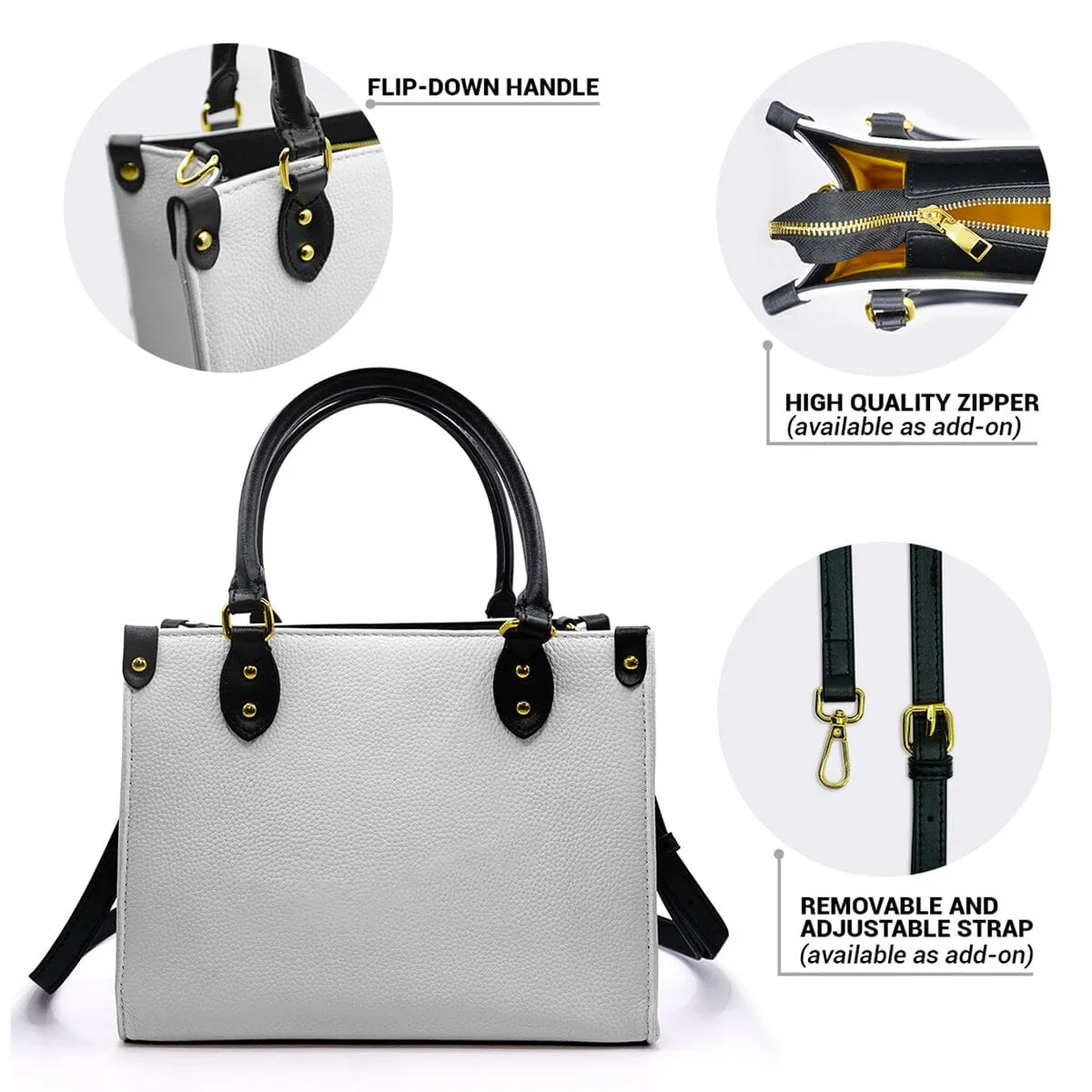Personalized Self Love Respect Worth And Confidence Leather Handbag