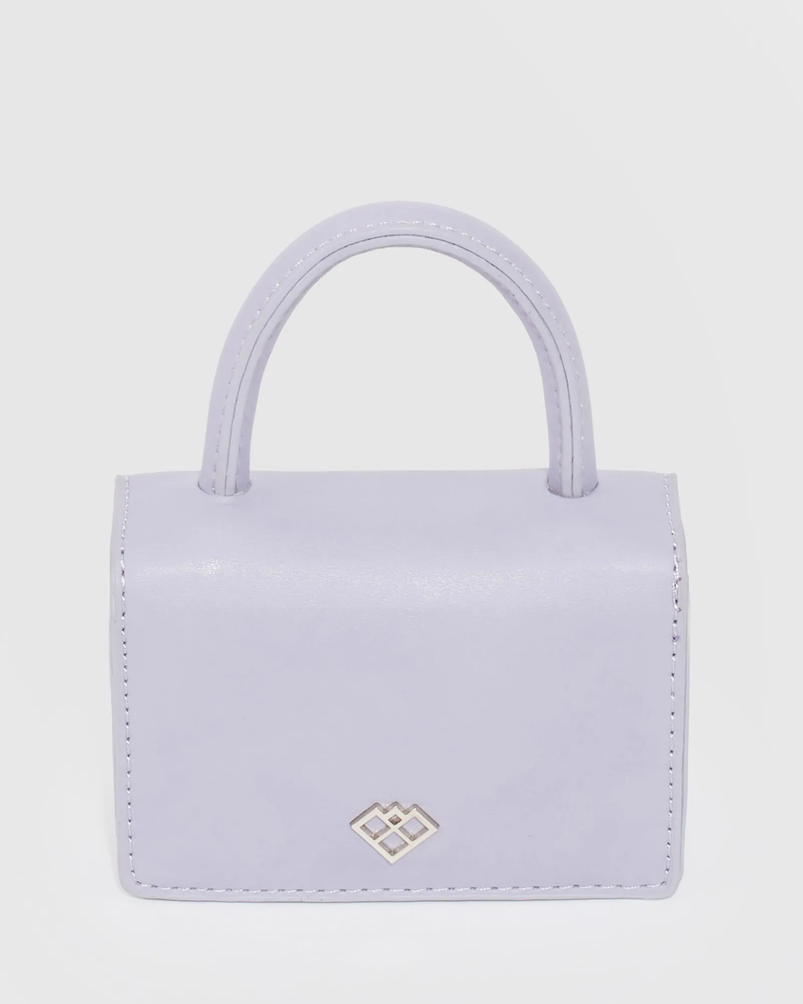 Purple Isabella Bow Mini Bag