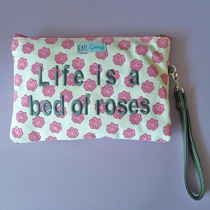 Rosy Cat Cosmetic Pouch *seconds
