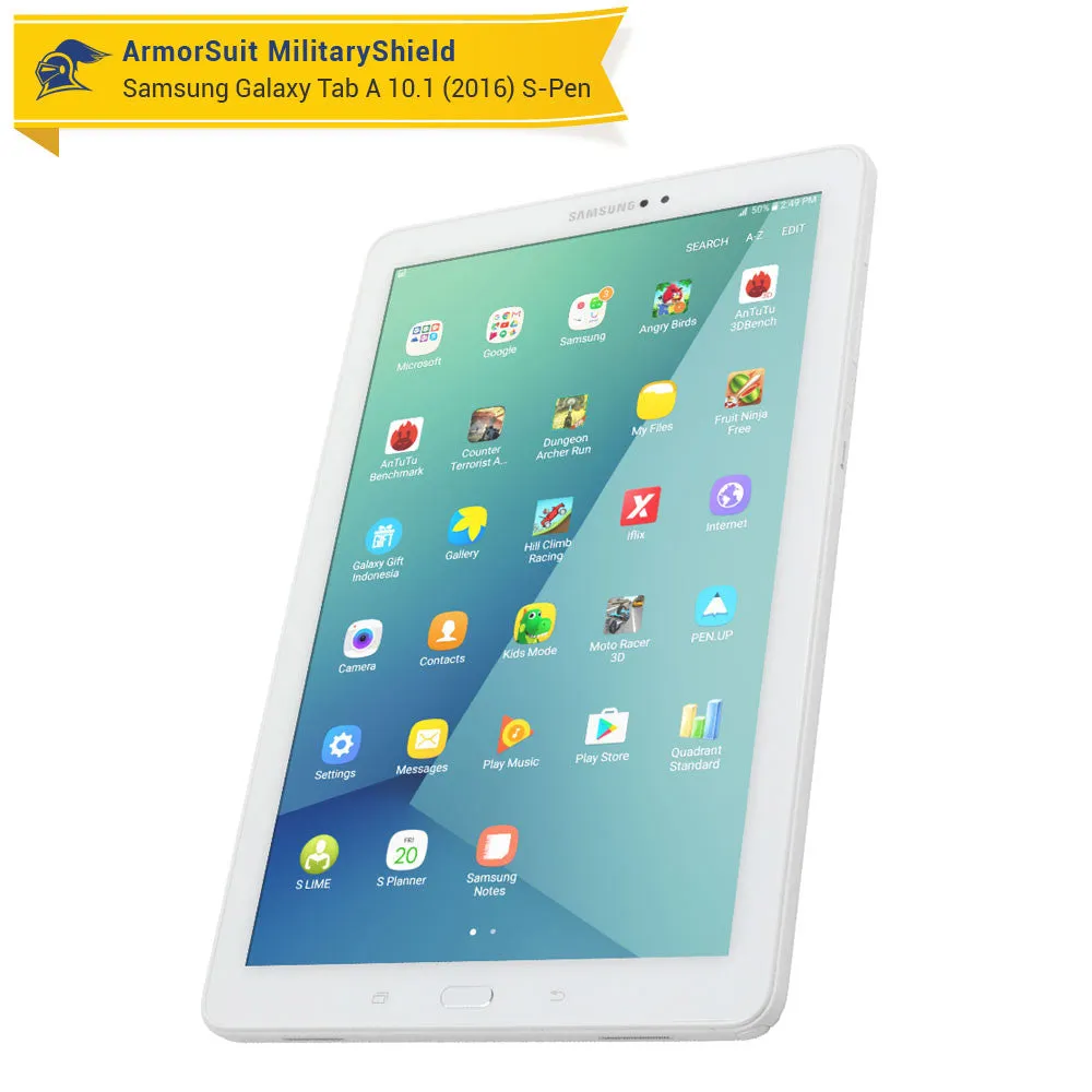 Samsung Galaxy Tab A 10.1 (2016) WITH S PEN Matte Screen Protector