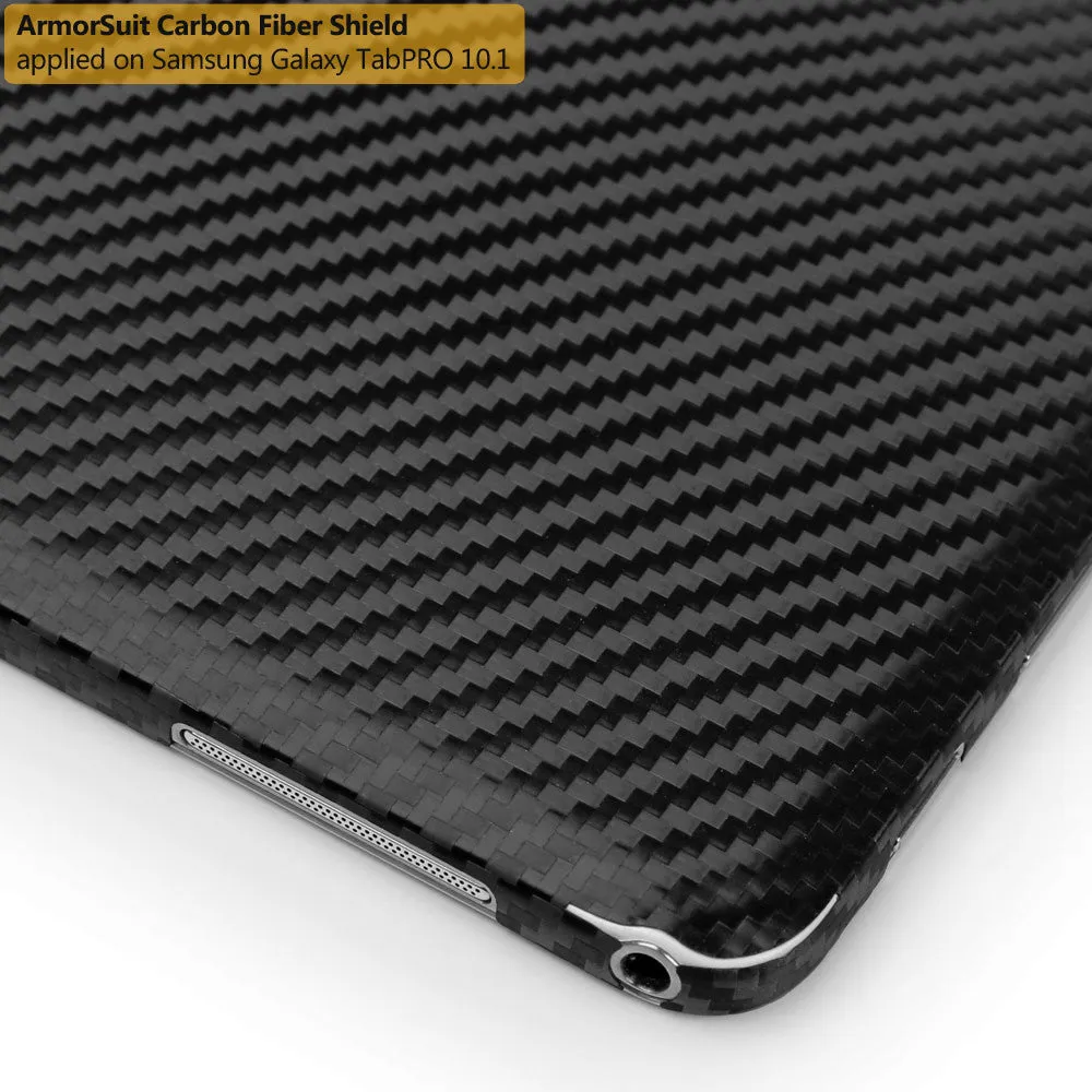 Samsung Galaxy TabPRO 10.1" Screen Protector   Black Carbon Fiber Film Protector