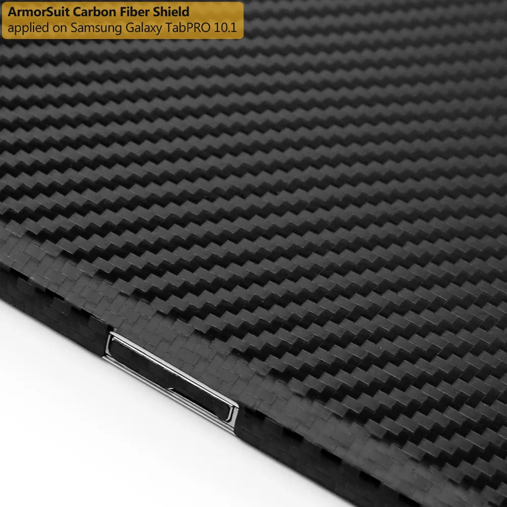 Samsung Galaxy TabPRO 10.1" Screen Protector   Black Carbon Fiber Film Protector