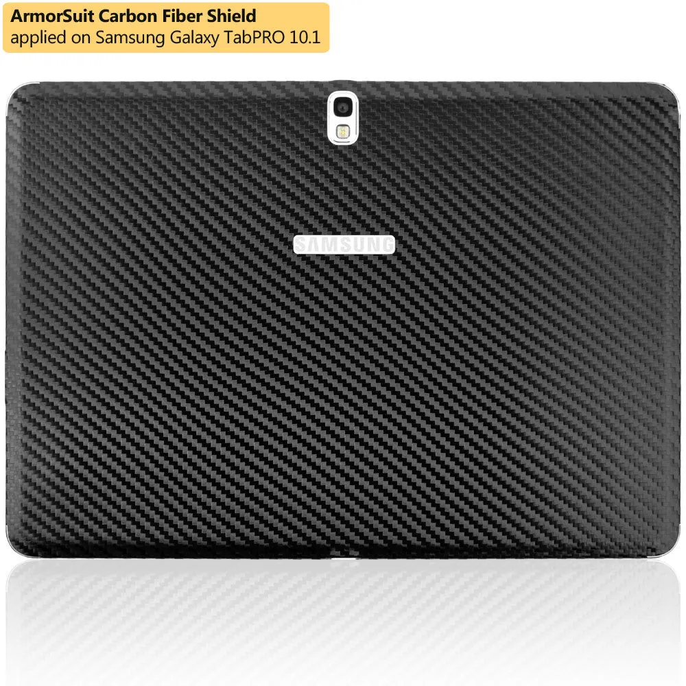 Samsung Galaxy TabPRO 10.1" Screen Protector   Black Carbon Fiber Film Protector