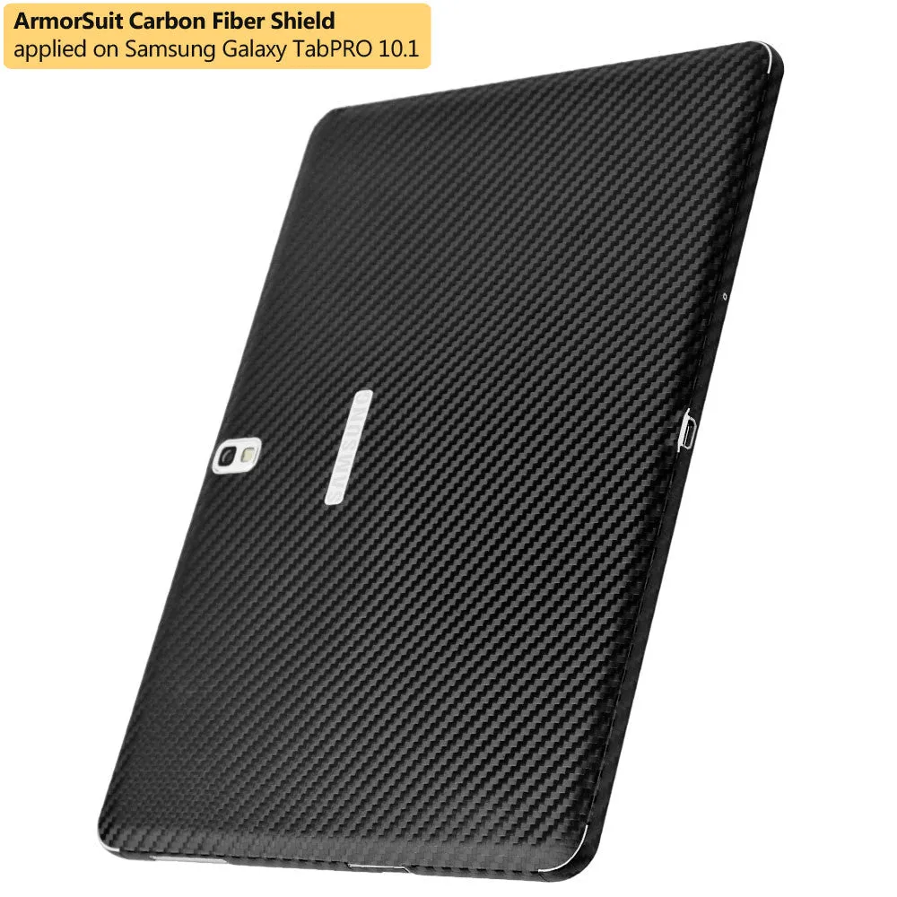Samsung Galaxy TabPRO 10.1" Screen Protector   Black Carbon Fiber Film Protector