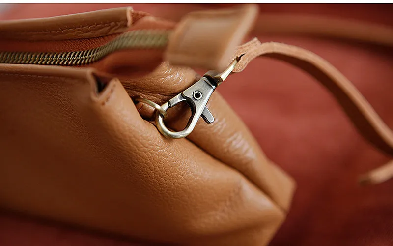 Small Womens Black Shoulder Purse Soft Leather Crossbody Bag