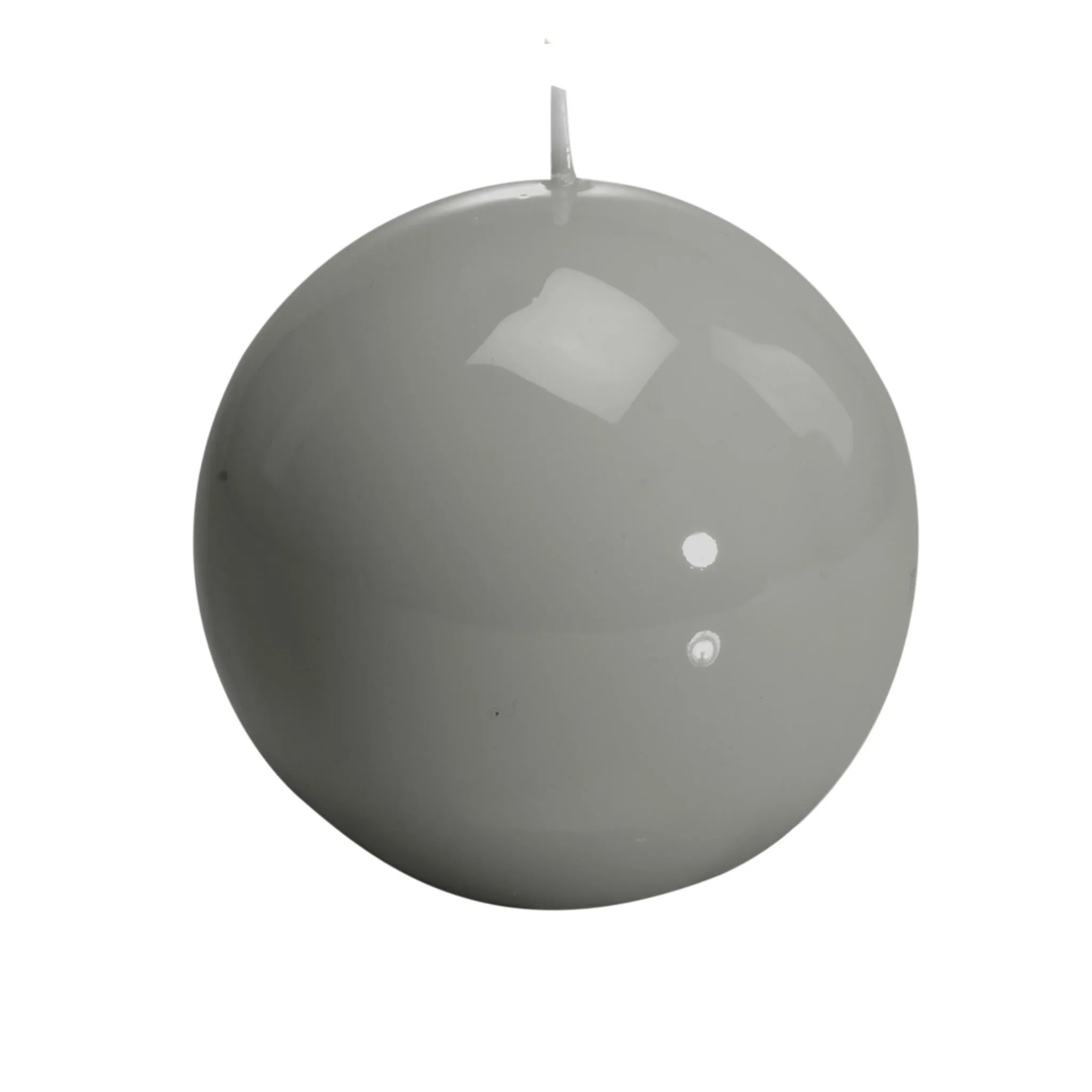 Sphere Ball Grey Candle
