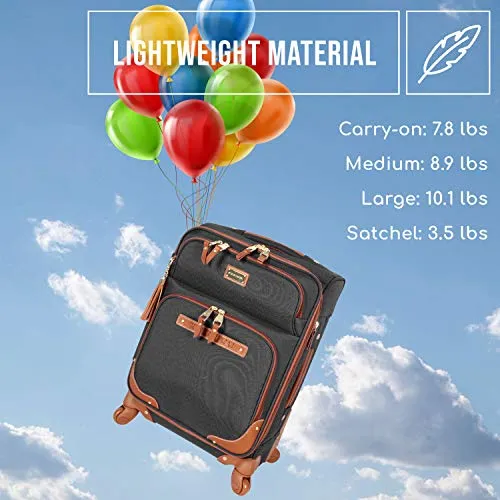 Steve Madden Designer Luggage Collection - Expandable 28 Inch Softside