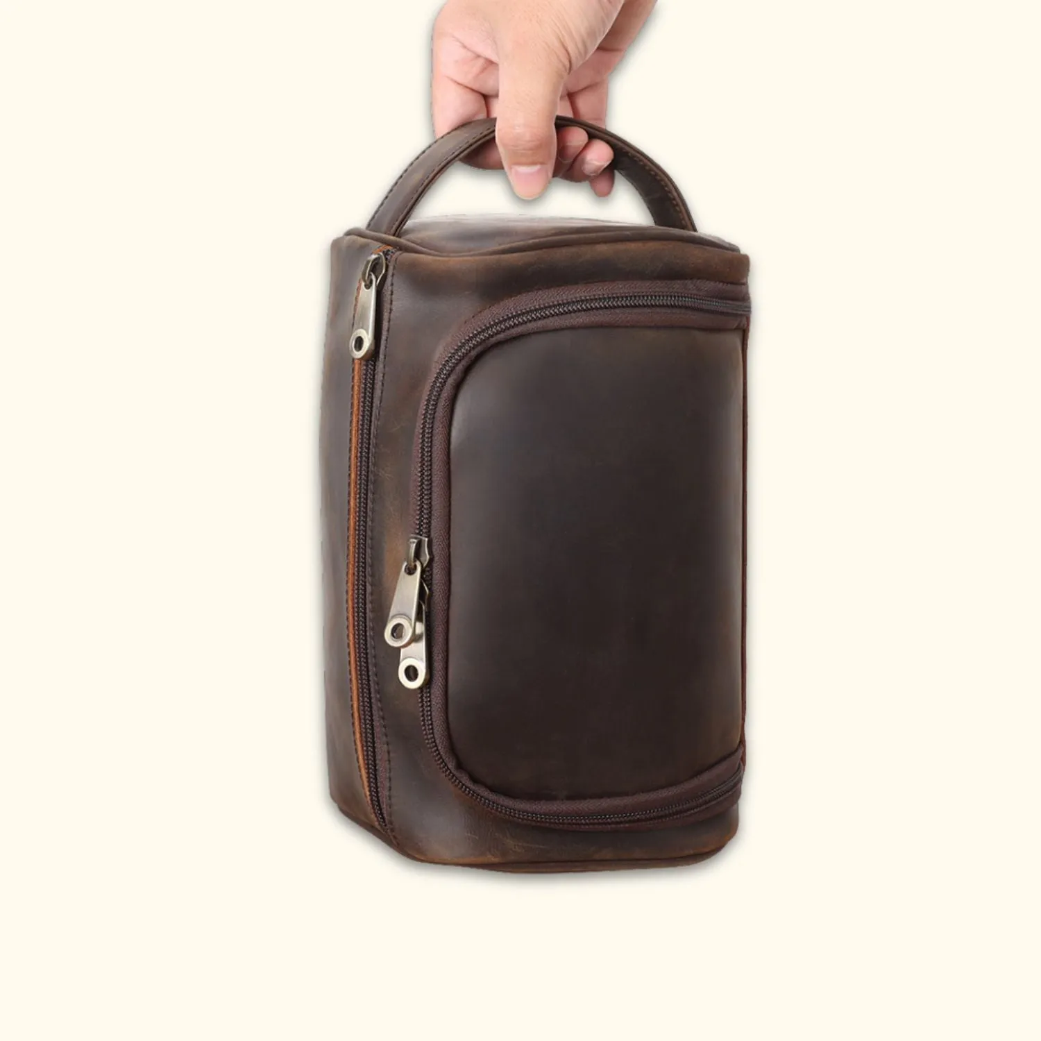 The High Plains - Leather Toiletry Bag