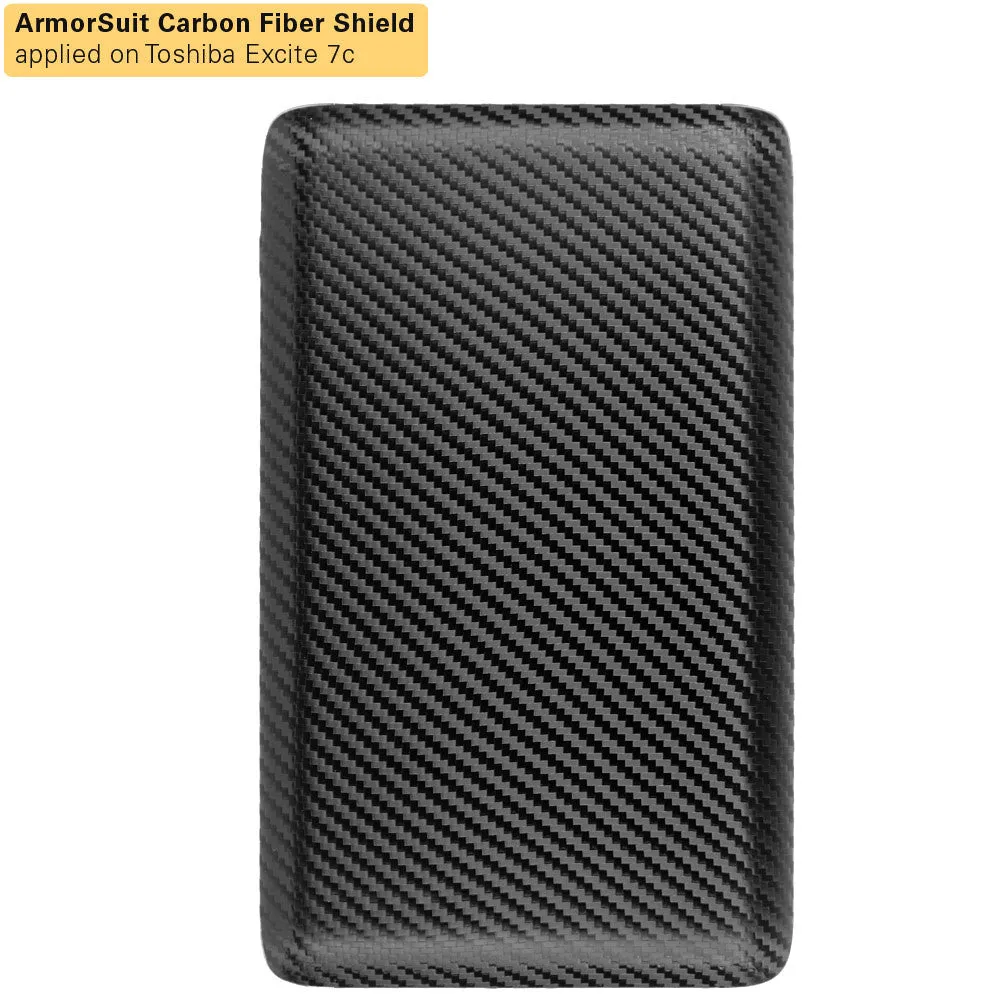 Toshiba Excite 7c Screen Protector   Black Carbon Fiber Film Protector