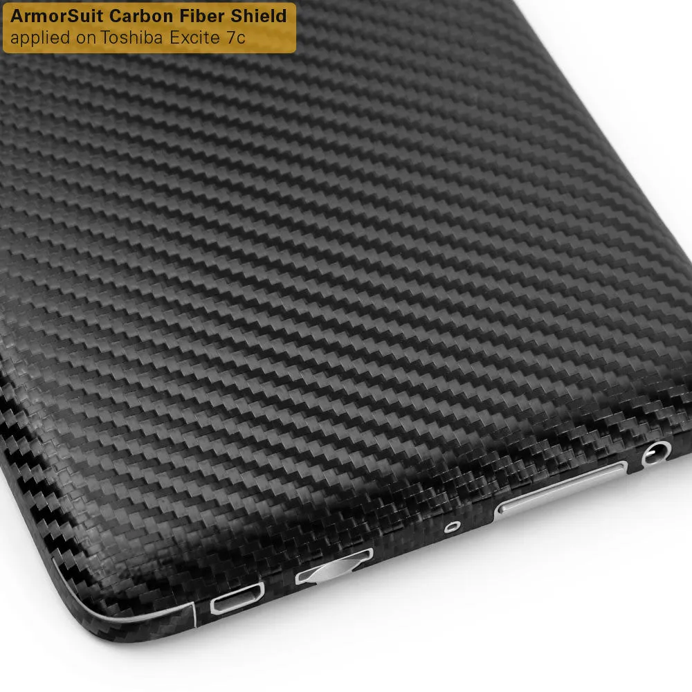Toshiba Excite 7c Screen Protector   Black Carbon Fiber Film Protector