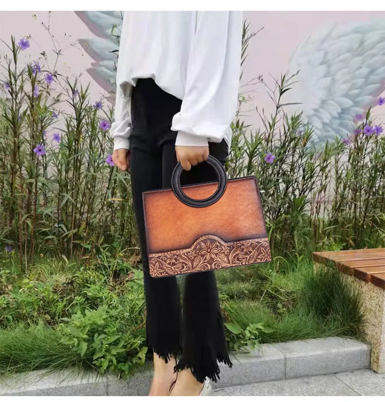 Women's Over The Shoulder Purse Top Handle Handbag