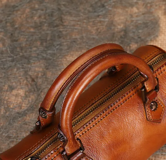 Womens Small Leather Shoulder Bag Top Handle Handbag For Women