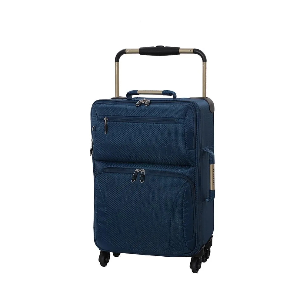 Worlds Lightest 4 Wheel Small Suitcase- Moroccan Blue