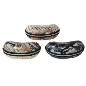 XL Snakeskin Zipper Hard Case Three Colors