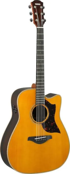 Yamaha A3R ARE Natural Acoustic Guitar w/ Cutaway & Pickup